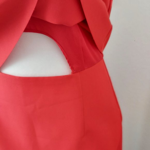 Elliat by Revolve The Shot Tulip Asymetrical Red Dress  Sz S - Picture 11 of 15